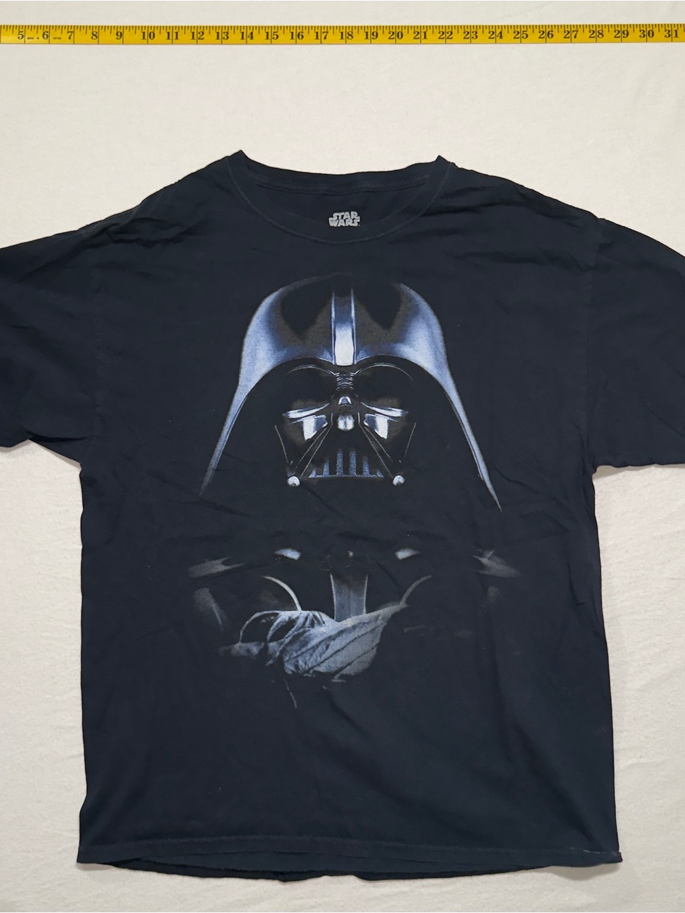 Star Wars Men’s Black Darth Vader Helmet Graphic Tee